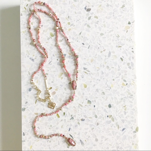 Kendra Scott Jewelry - Kendra Scott Bethany Y Necklace Pink Rhodonite